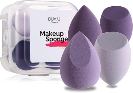 Make-upspons Set van 4 Kleuren voor Perfecte Makeup Applicatie