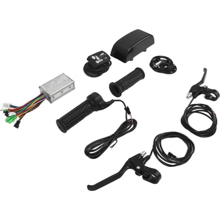 Elektrische Fiets Conversie Kit S800 Paneel 15A Controller Remhendel en Draaigreep voor 250W black