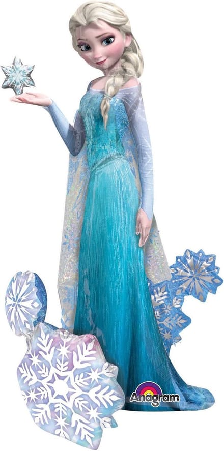 "Mega grote aluminium ballon van Elsa Frozen ™ - Feestdecoratievoorwerp - One size"