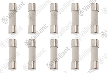 VAILLANT Zekering, T6,3 H, (x10) GP 210-134..191 o.a. Vaillant-nr. , 0020107634