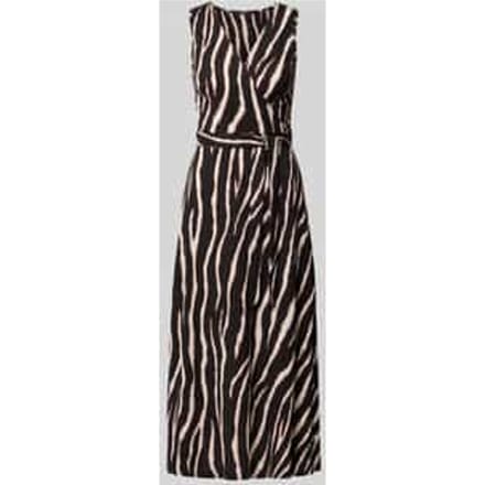 midi-jurk met all-over dierenprint