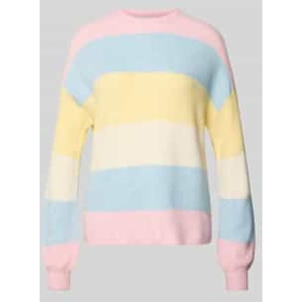 ONLY - ONLATIA L/S STRIPE PULLOV KNT NOOS - Dames - Gebreide truien