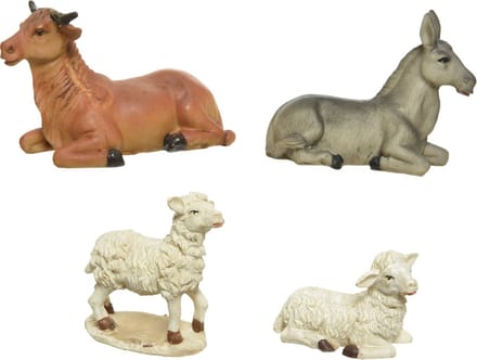 Kerststal Set van 4 figuren
