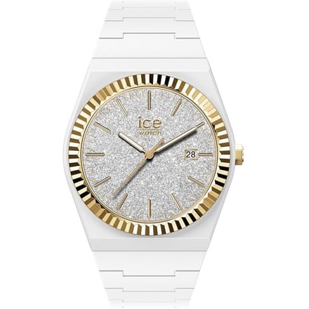 Ice Watch ICE power - PW1 - White glitter 024767 Horloge - Siliconen - Wit - Ø 36 mm