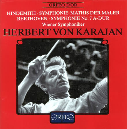 Wiener Symphoniker, Herbert von Karajan - Hindemith: Mathis-Symphonie | Beethoven: Symphonie No. 7 A-dur (CD)
