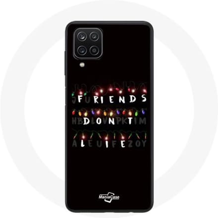 Coque de Protection - Stranger Things - Samsung Galaxy A12 - Noir - Plastique - Mixte