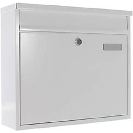 Rottner Brievenbus Hochhaus II - Wit - 31,5x36x11,5cm
