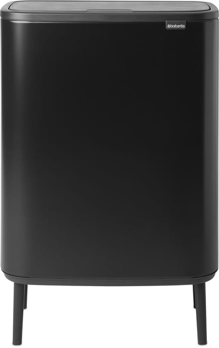 Brabantia Bo Touch Bin Hi Prullenbak - 60 liter - 1 vak - Matt Black