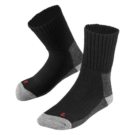 Wehkamp - Wandelsokken Volwassenen - Unisex - 2-Pack - Zwart / 45/47