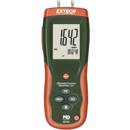 Extech HD700 Gasdrukmeter Luchtdruk 0 - 0.1378 bar