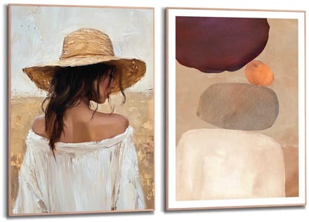 Schilderijen set Onder de zon - 70 x 50 - Hout - REINDERS