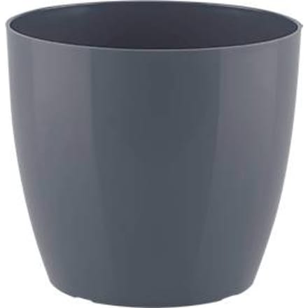 Bloempot antraciet, Ø 200 mm, 2 st.