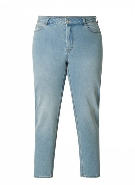 BASE LEVEL CURVY Annelia Bottoms - Light Blue - maat W1(48) / L28