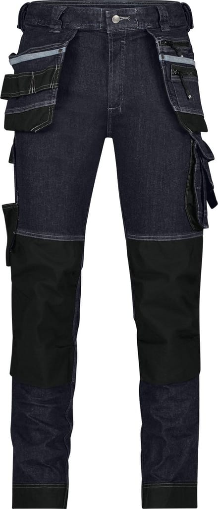 Stretch holsterzakkenjeans met kniezakken