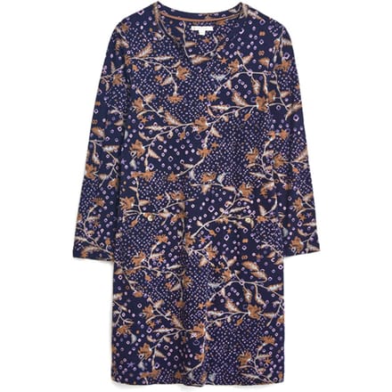 White Stuff Bea Dre Blue Printed Taglia: 10 | Abiti Midi Outlet | Donna | Blu