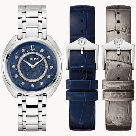 Bulova Duality 96X160 Horloge - Staal - Zilverkleurig - Ø 34 mm