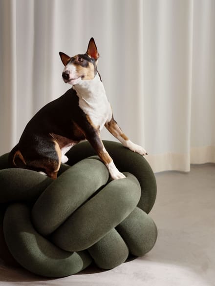 Design House Stockholm Knot Kussen XL Forest Green