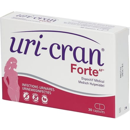 Uri-cran Forte Af Caps 30 Nf | Effectieve Blaasontsteking Behandeling | Snelle Verlichting