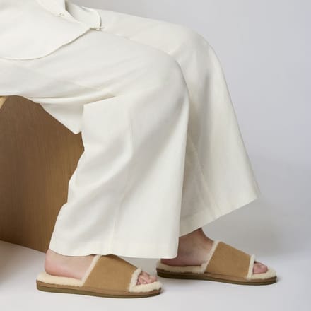Sheepskin House - Klassieke Slipper - Schapenvacht - EVA buitenzool
