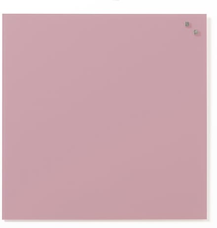 NAGA  Glassboard 45x45cm Licht Roze