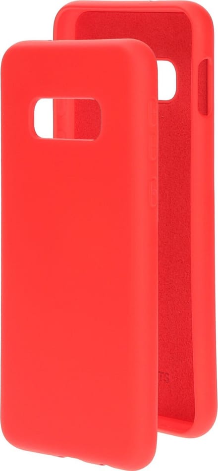 Mobiparts hoesje geschikt voor de Samsung Galaxy S10e - Siliconen - Rood