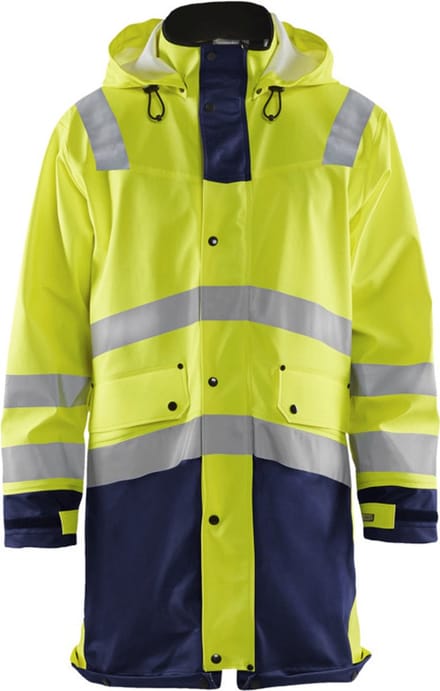 Blaklader Regenjas High Vis LEVEL 3 4326-2005 - High Vis Geel/Marineblauw - M