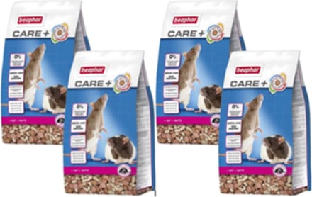4x Beaphar Care+ Rat - rattenvoer - 700g