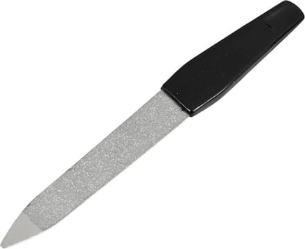 Benson Nagelvijl - compact - metaal / kunststof - zwart - 9 cm