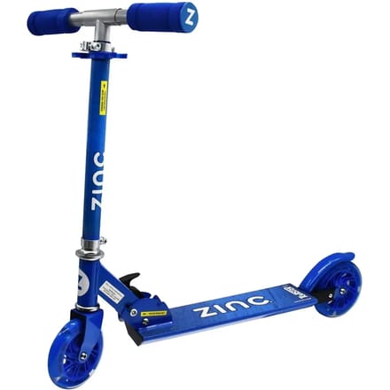 Zinc - Step - Scooter - Blauw - inclusief LED-wielen - verstelbaar in hoogte
