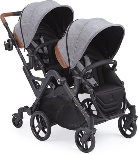 Duo Kinderwagen, Tandem, Contours Curve grijs