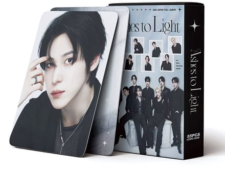 KPOP 55pcs/box ATEEZ Japan Ashes to Light Photocard [Fotokaarten]