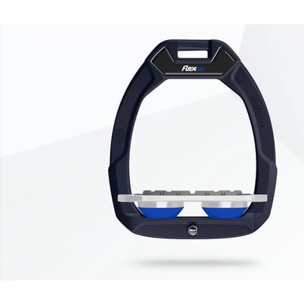 Veiligheidsstijgbeugels Plat Grip Blauw/Grijs/Blauw Flex-On Safe-On