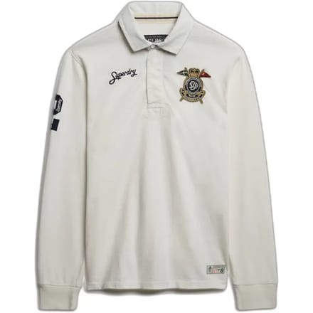 Superdry - Rugbytop met dubbel embleem - Heren - Tops