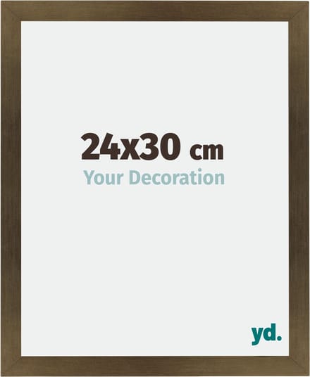 Your Decoration - Fotolijst 24x30 cm - MDF - Brons Decor - Mura
