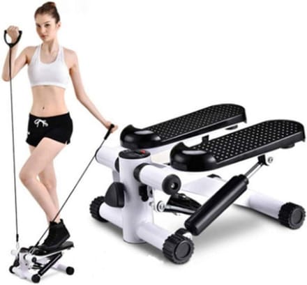 Mini Hometrainer - Stepper Loopband - Thuis Fitness - Compact Ontwerp - Niet Gespecificeerd - Zwart