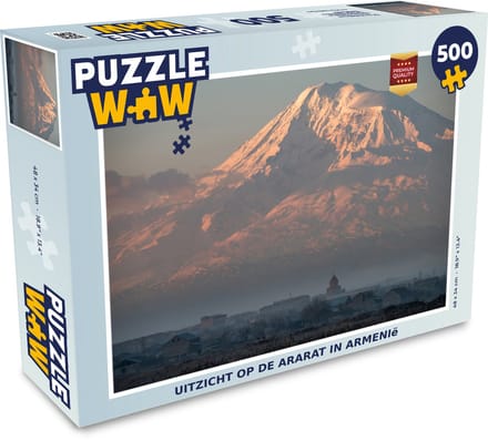 Puzzel Uitzicht op de Ararat in Armenië - Legpuzzel - Puzzel 500 stukjes