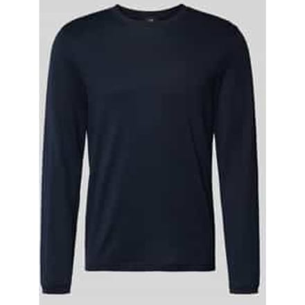 Shirt met lange mouwen met geribde boorden Model 'BADI'