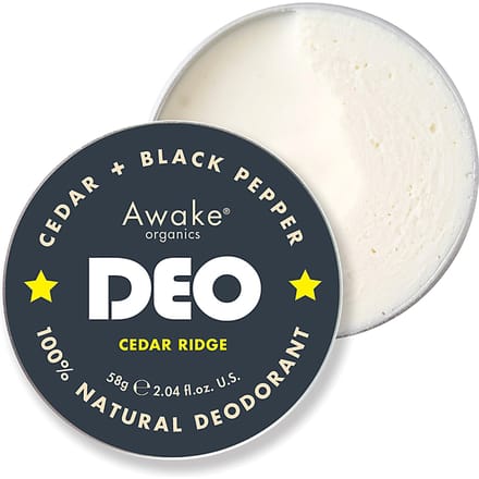 Awake Organics Cedar Ridge Natural Deodorant MEN Cederhout +& Zwart...