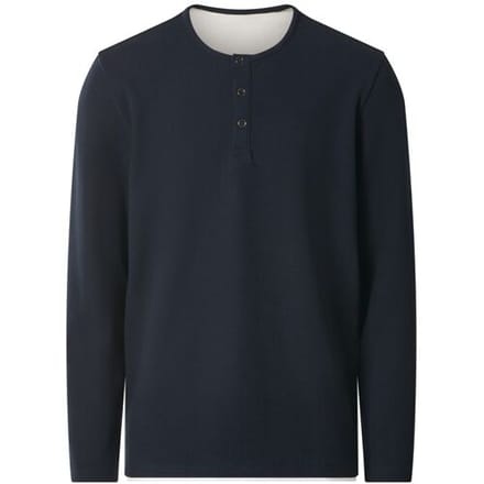 ESMARA MEN Heren longsleeve (Marineblauw, XL)