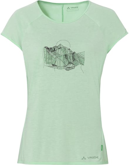 Vaude Tekoa Ii T-shirt Met Korte Mouwen Groen 40 Vrouw