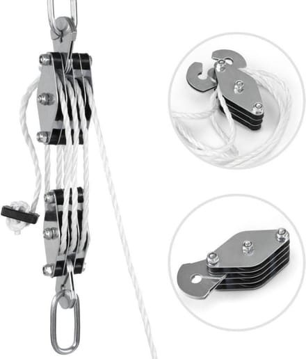ES Handkatrol - 180kg - Hefhoogte 3m - 20m Touw