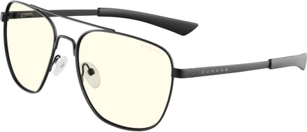 GUNNAR - MUSTANG Gaming Bril - Computerbril - Blauw Licht Bril - Blue Light Glasses 0.2 Sterkte - Onyx - Clear