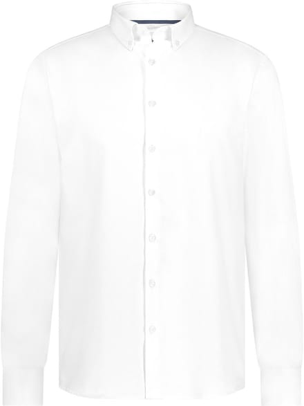 State Of Art Essentials Oxford Overhemd Wit - Maat M - Heren - Overhemden Casual