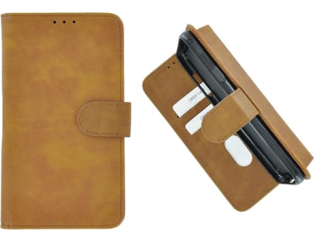 Pearlycase Hoes Wallet Book Case Bruin Geschikt voor Apple iPhone 11