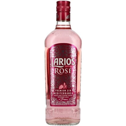 Larios Jenever Larios ROSÉ Premium Gin Mediterránea 37,5% Vol. 0,7l