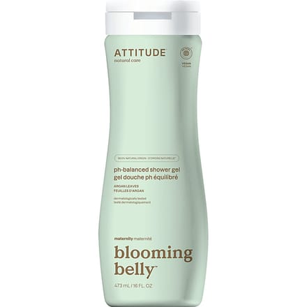 Attitude Blooming Belly Douchegel, Argan - PH neutraal 473 ml