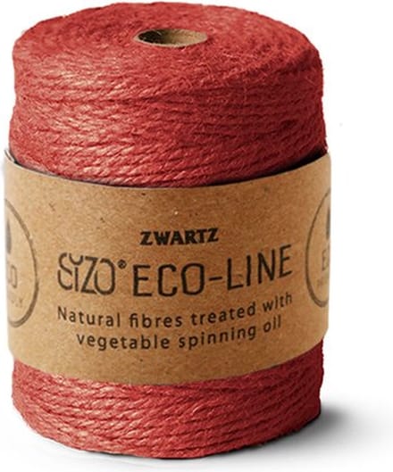 Jute Touw Koord 3mm Rood