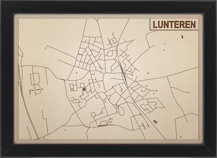 Decoratief Beeld - Houten Van Lunteren - Hout - Bekroned - Bruin - 21 X 30 Cm