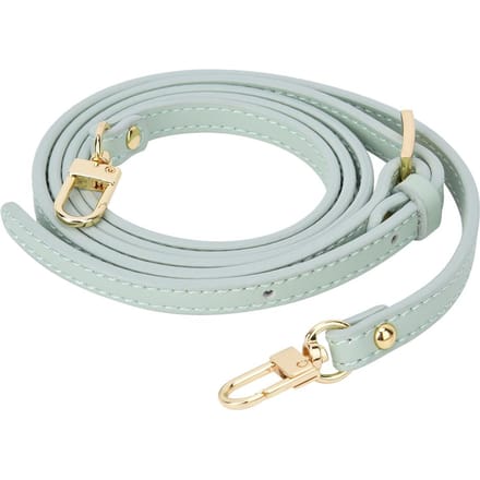 Sangle de Sac Cuir Sac à Main Épaule Ceinture Réglable Pièce de Rechange Accessoire DIY Sac 107~125cm Pâle vert clair