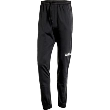 Adidas Essentials Linear Single Jersey Joggers Zwart M / Regular Man